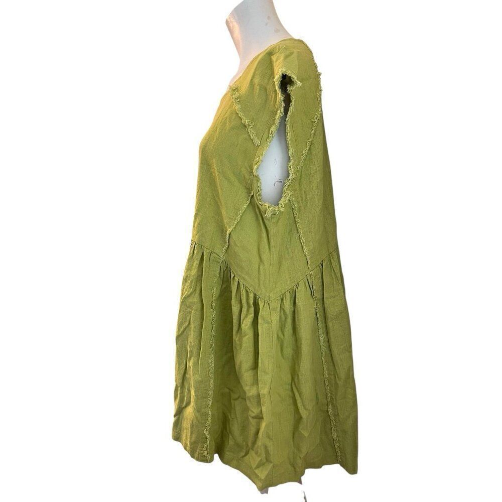 Umgee Olive Green Mini Dress - Picture 2 of 5